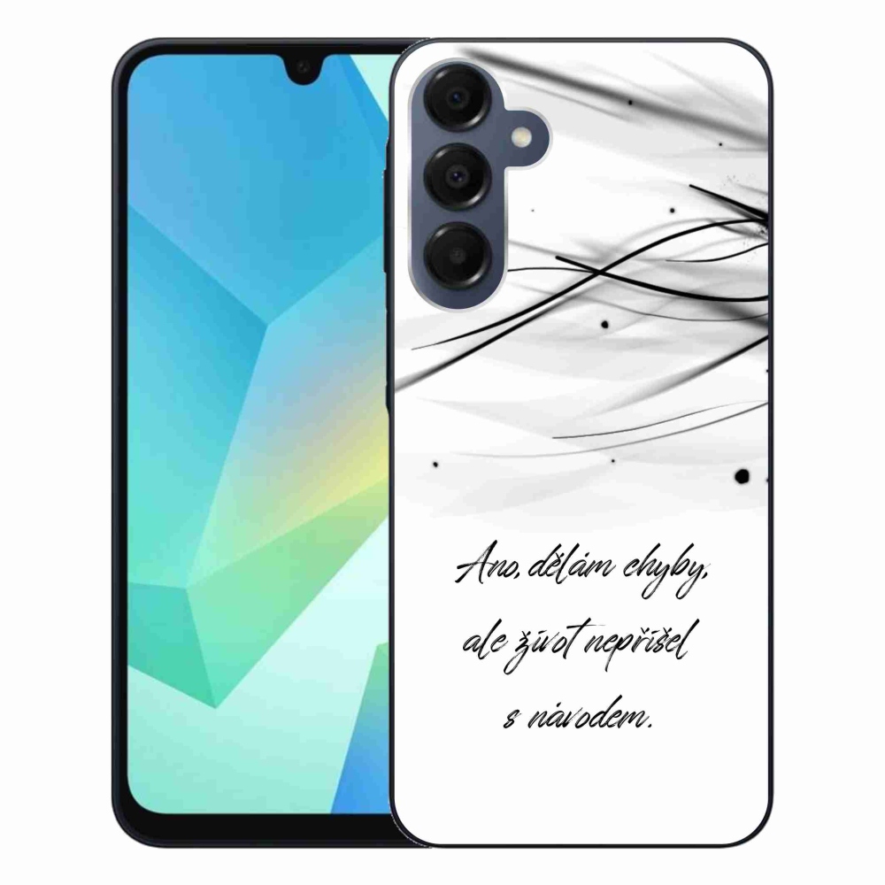 Gél borítás mmCase Samsung Galaxy A16 4G/5G - idézem fehér háttér