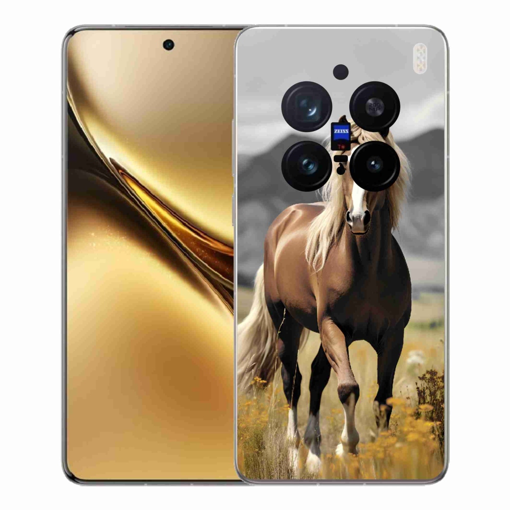 Zselés borítás mmCase Vivo X200 Pro 5G - barna ló 1