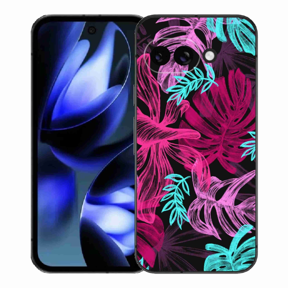 Gél borítás mmCase a Google Pixel 9a számára - virágok 1