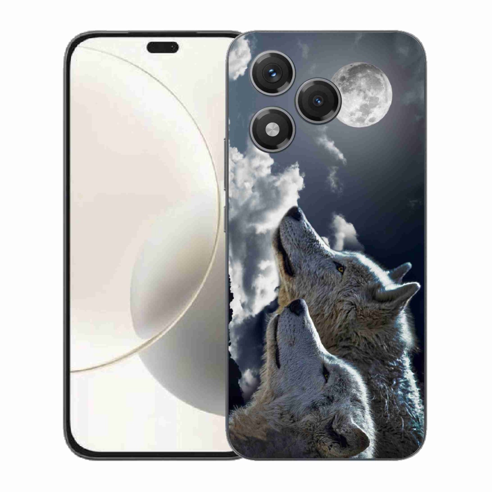 Zselés borítás mmCase a Honor 400 Lite-hoz - farkasok