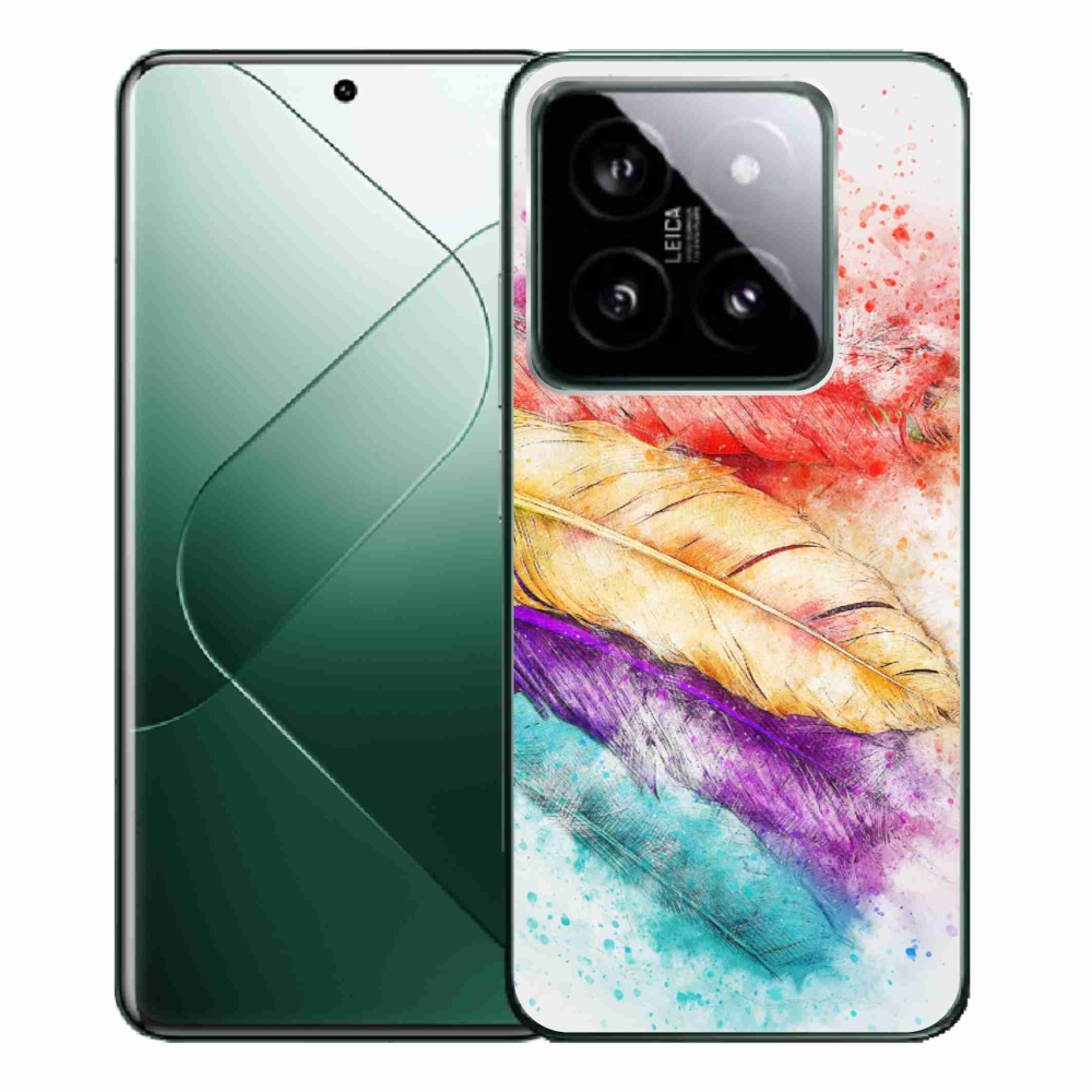 Gél borítás mmCase a Xiaomi 14 Pro számára - színes toll