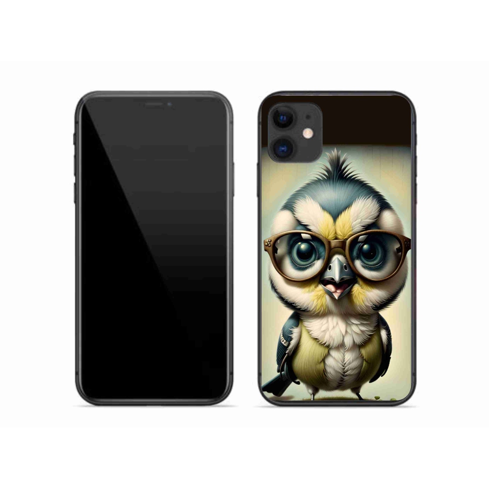 Zselés borítás mmCase iPhone 11 készülékhez - kölyök szemüveggel