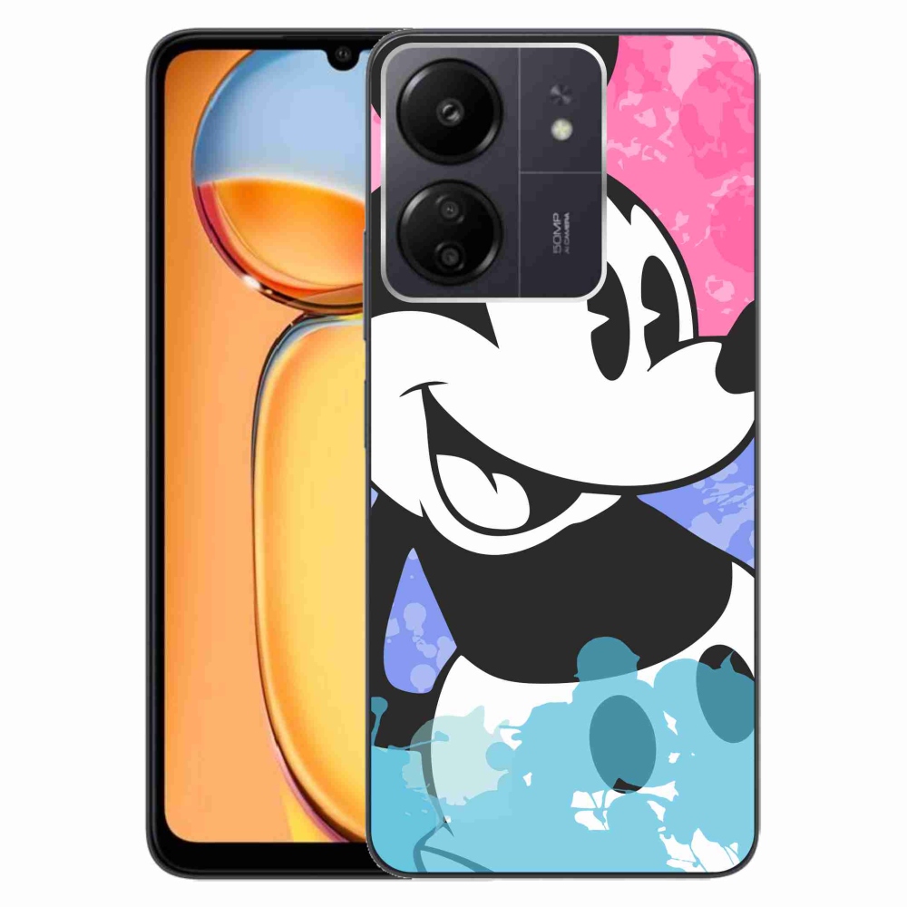 Gél borítás mmCase a Xiaomi Poco C65/Redmi 13C készülékhez - mickey egér