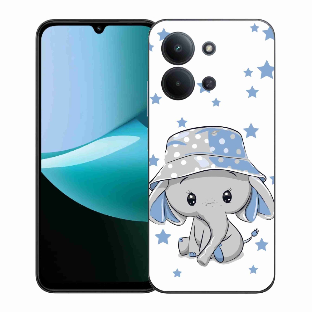 Gél borító mmCase a Xiaomi Redmi 15C 4G (171mm)/Poco C85 4G (171mm) - kék elefánthoz