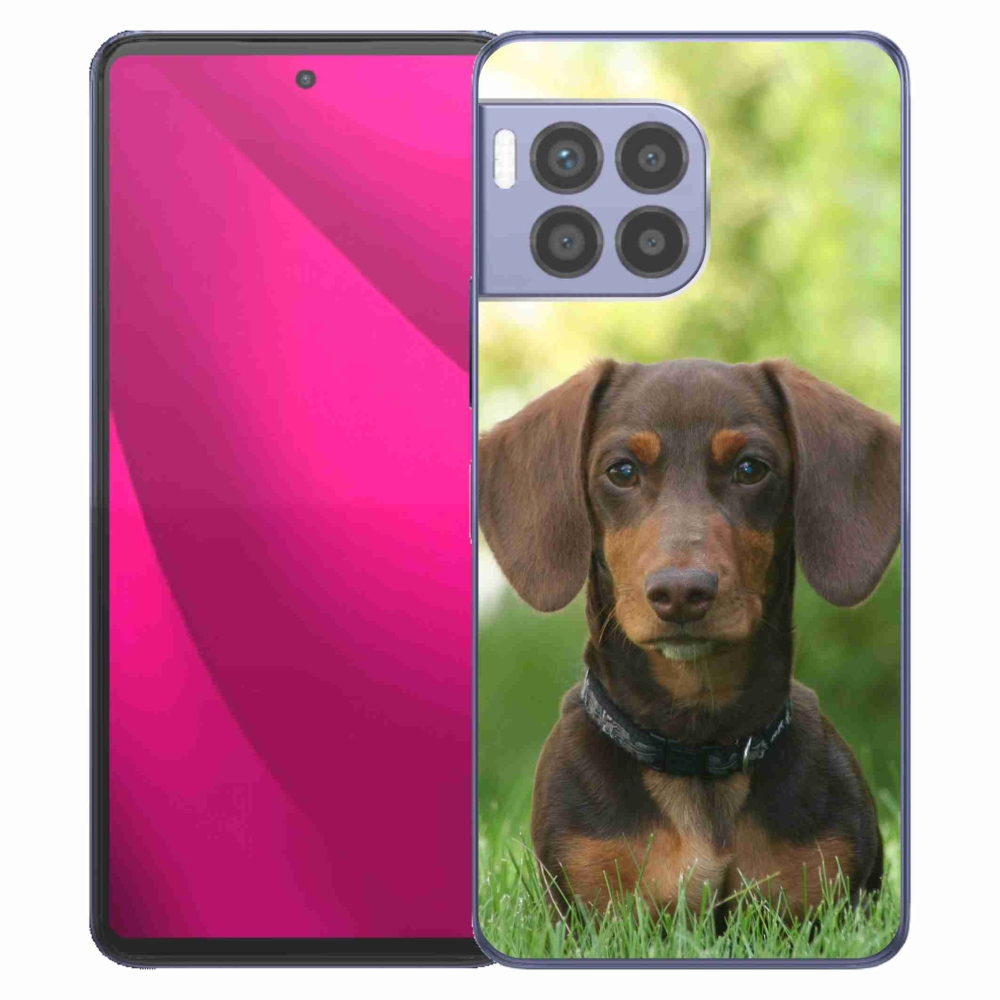 Zselés borítás mmCase a T-Mobile T Phone 2 Pro készülékhez - barna tacskó