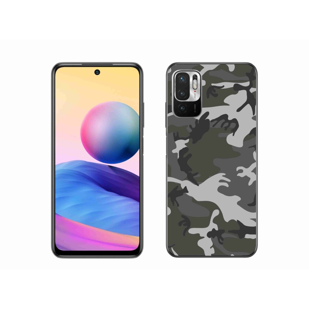 Zselés borítás mmCase a Xiaomi Poco M3 Pro/5G számára - álcázó mintás