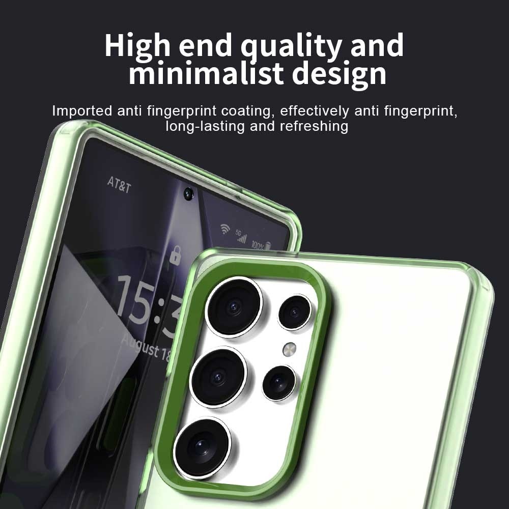 Candy zselés tok MagSafe-val a Samsung Galaxy S25 Ultra készülékre - zöld