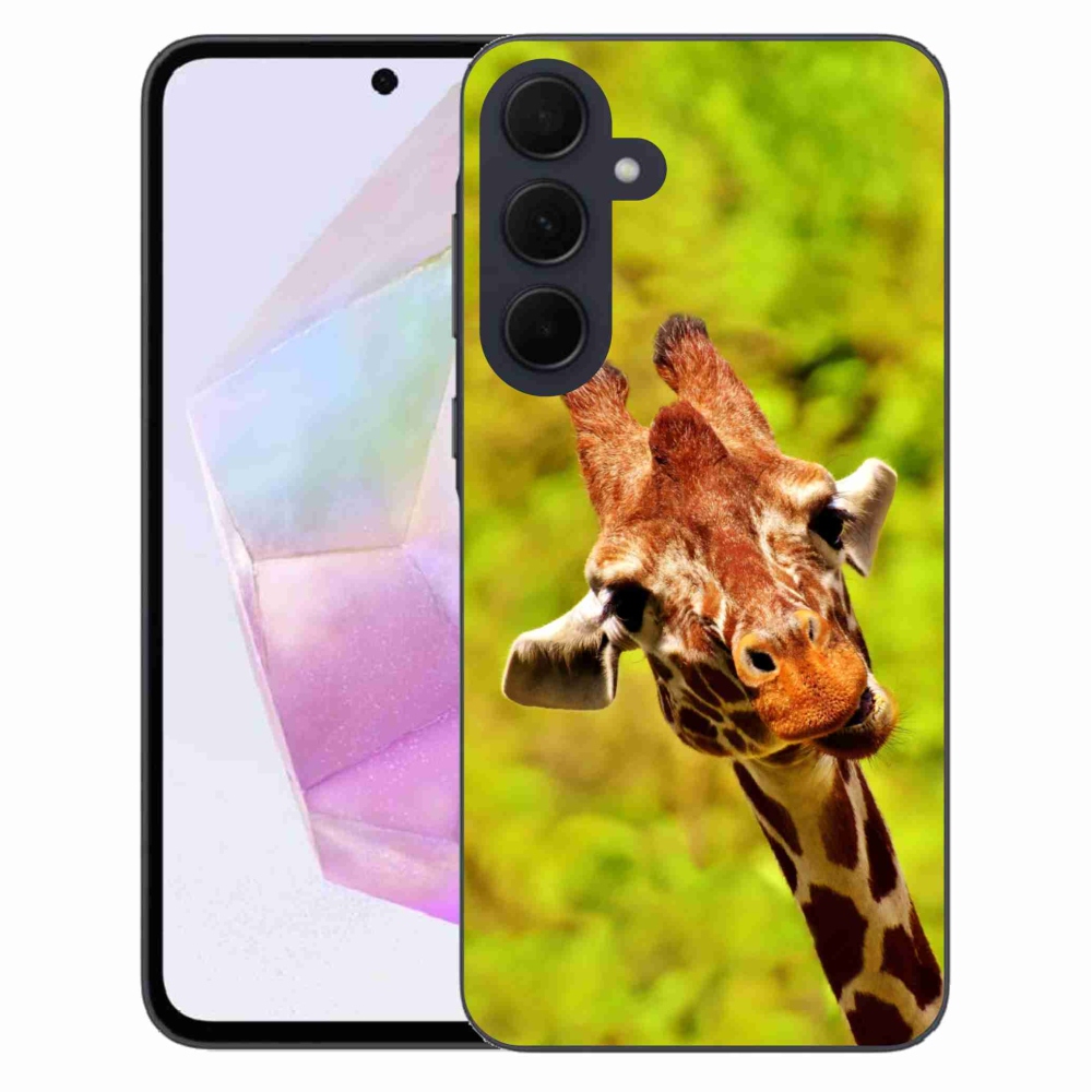 Zselés borítás mmCase Samsung Galaxy A35 5G - zsiráf