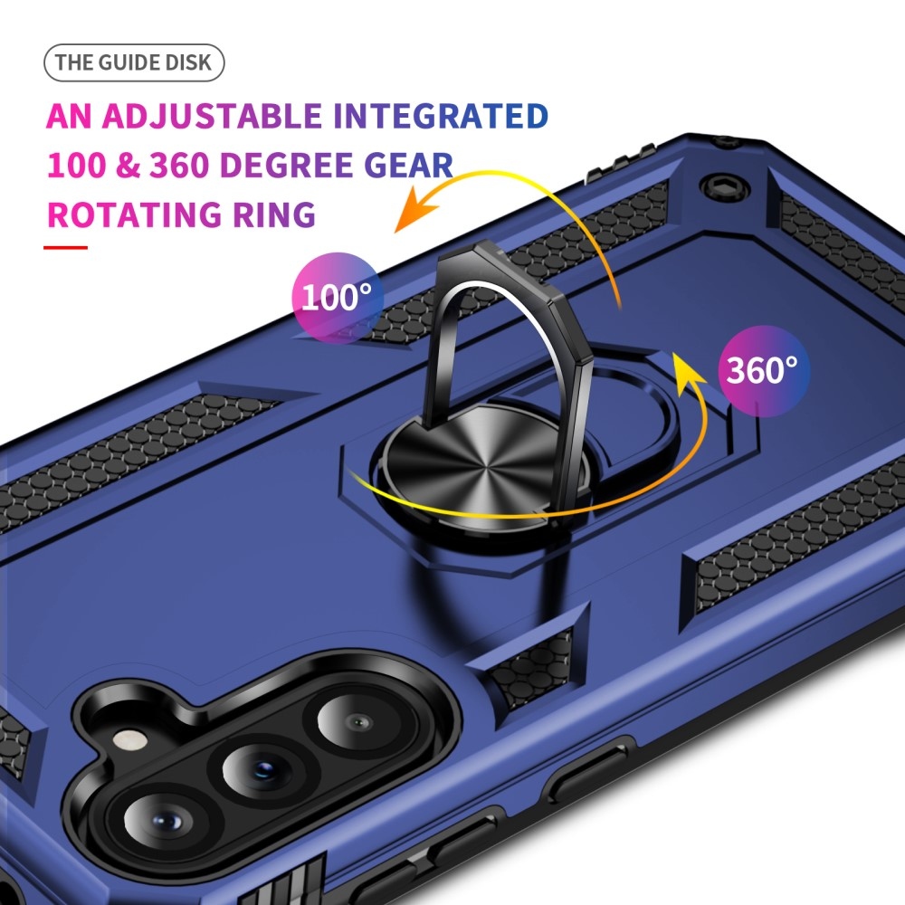 Gyűrűk tartós borítója Samsung Galaxy A56 5G - kék