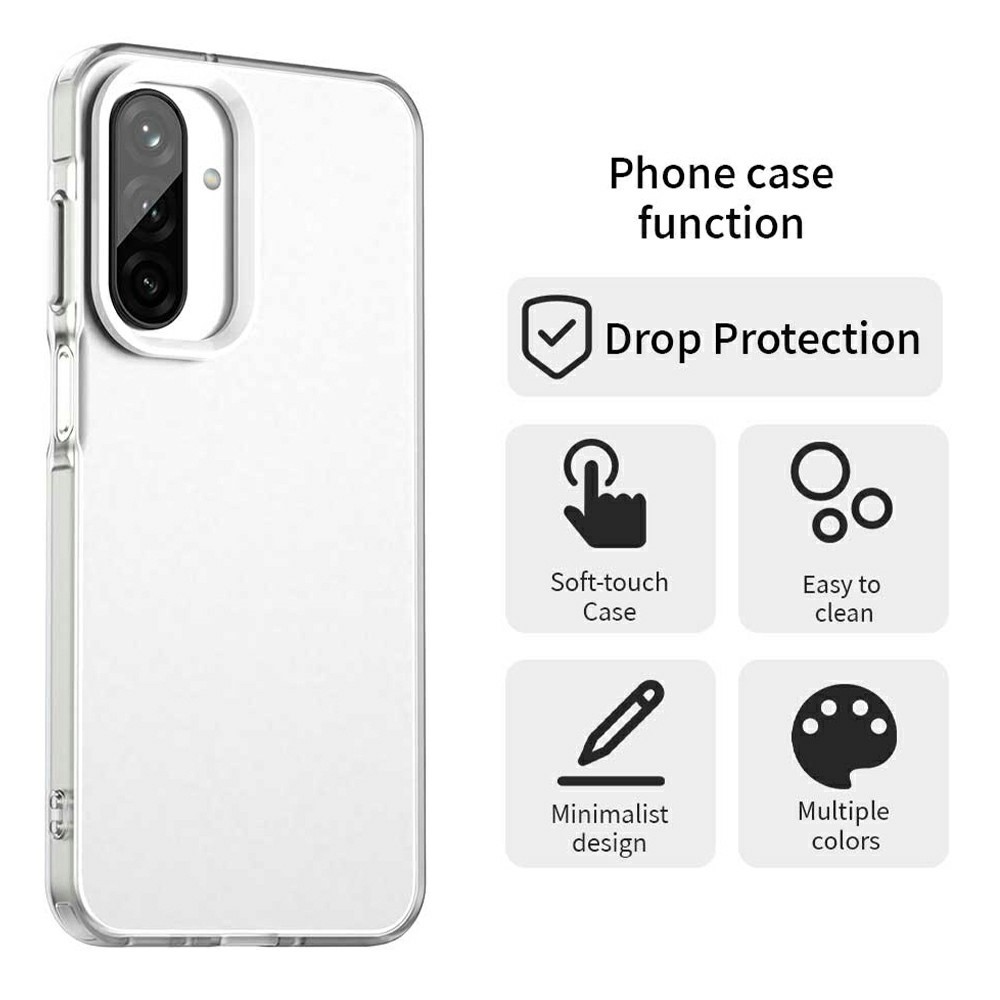 Candy matt zselés tok Samsung Galaxy A26 5G - fehér