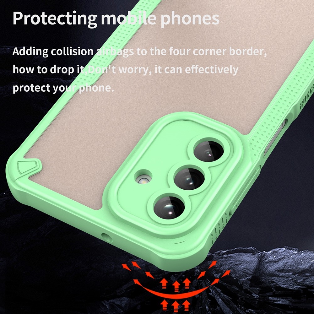 Fagyasztott tartós borítás Samsung Galaxy A26 5G készülékhez - zöld