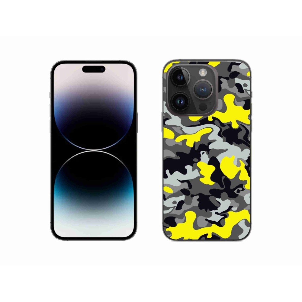 Zselés borítás mmCase iPhone 14 Pro készülékhez - terepszínű minta 6