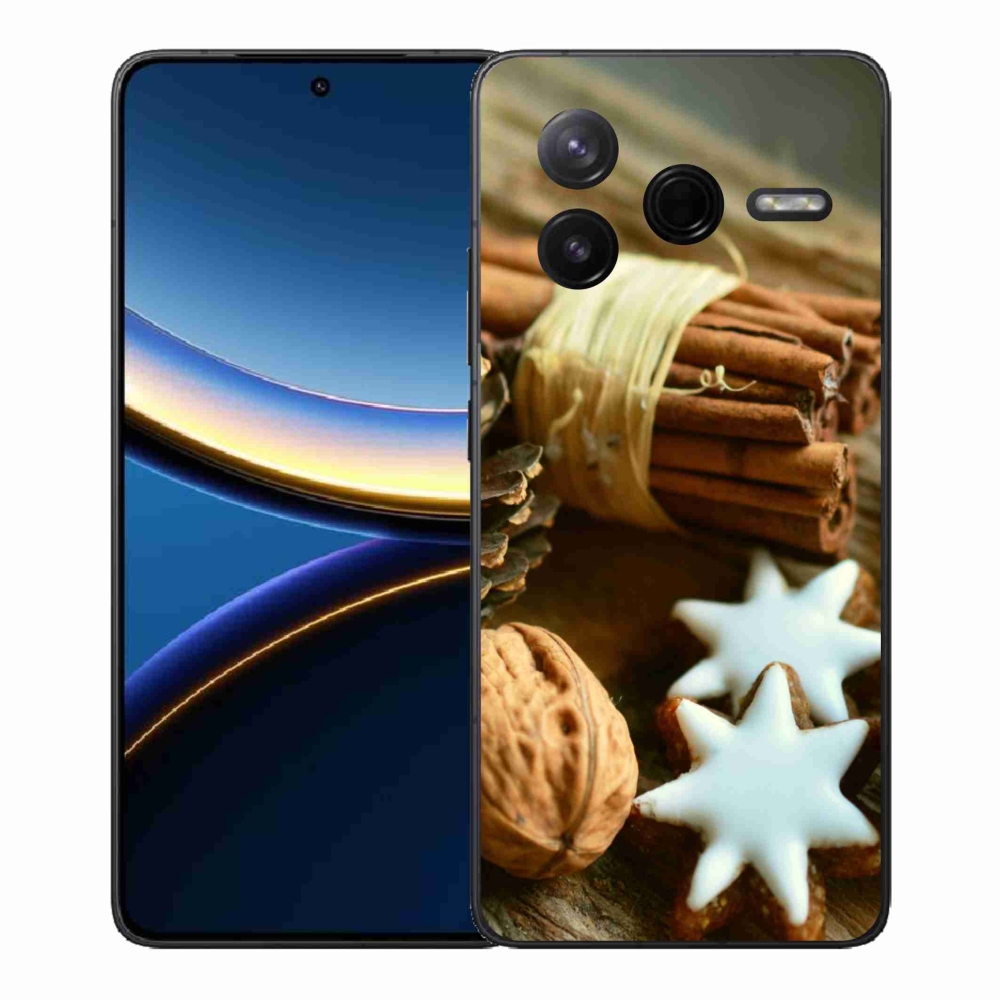 Gél borítás mmCase a Xiaomi Poco F7 Pro számára - fahéj és mézeskalács