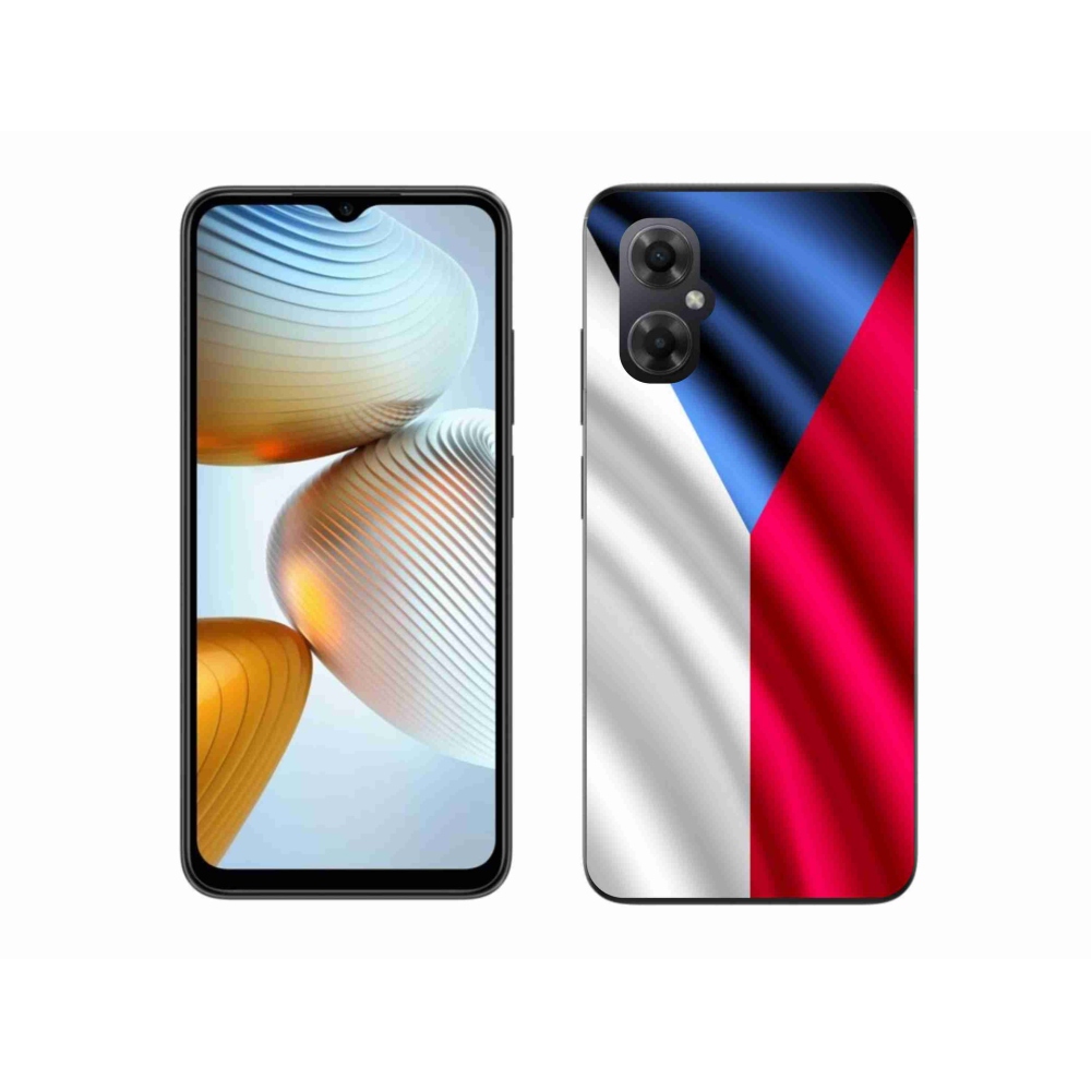 Gél borítás mmCase a Xiaomi Poco M4 5G számára - cseh zászló