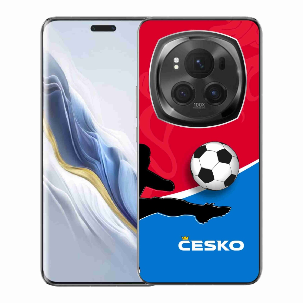 Gél borítás mmCase a Honor Magic 6 Pro 5G számára - Labdarúgás Csehország 2