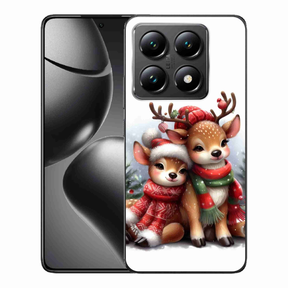 Gél borítás mmCase a Xiaomi 14T számára - karácsonyi rénszarvas