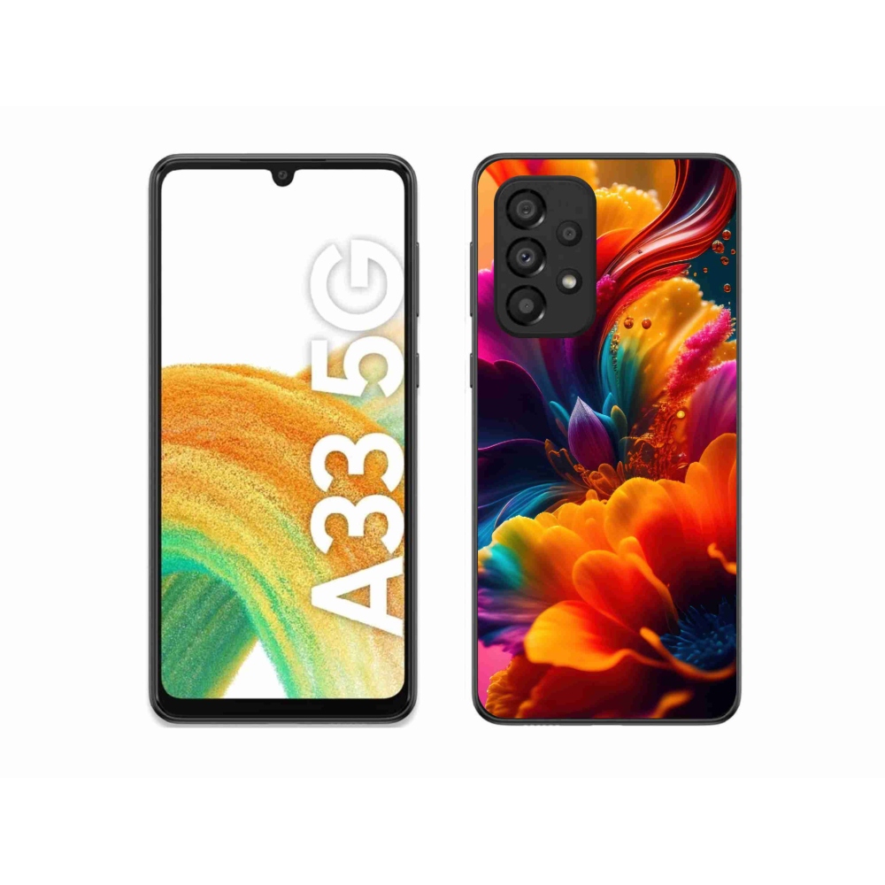 Zselés borítás mmCase Samsung Galaxy A33 5G - absztrakt motívum 2
