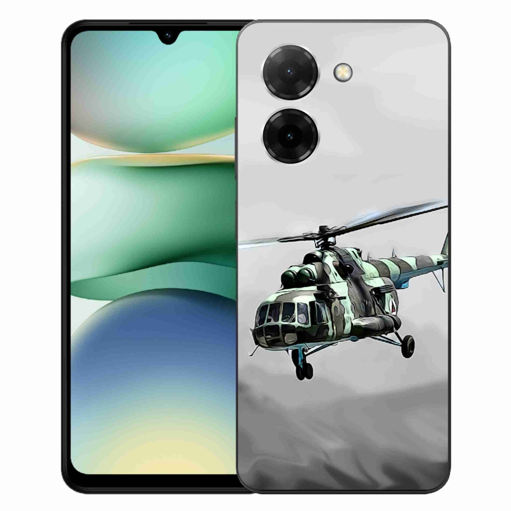 Gél borítás mmCase a Xiaomi Redmi A5 (173.45x79.35x8.45mm) - katonai helikopterhez