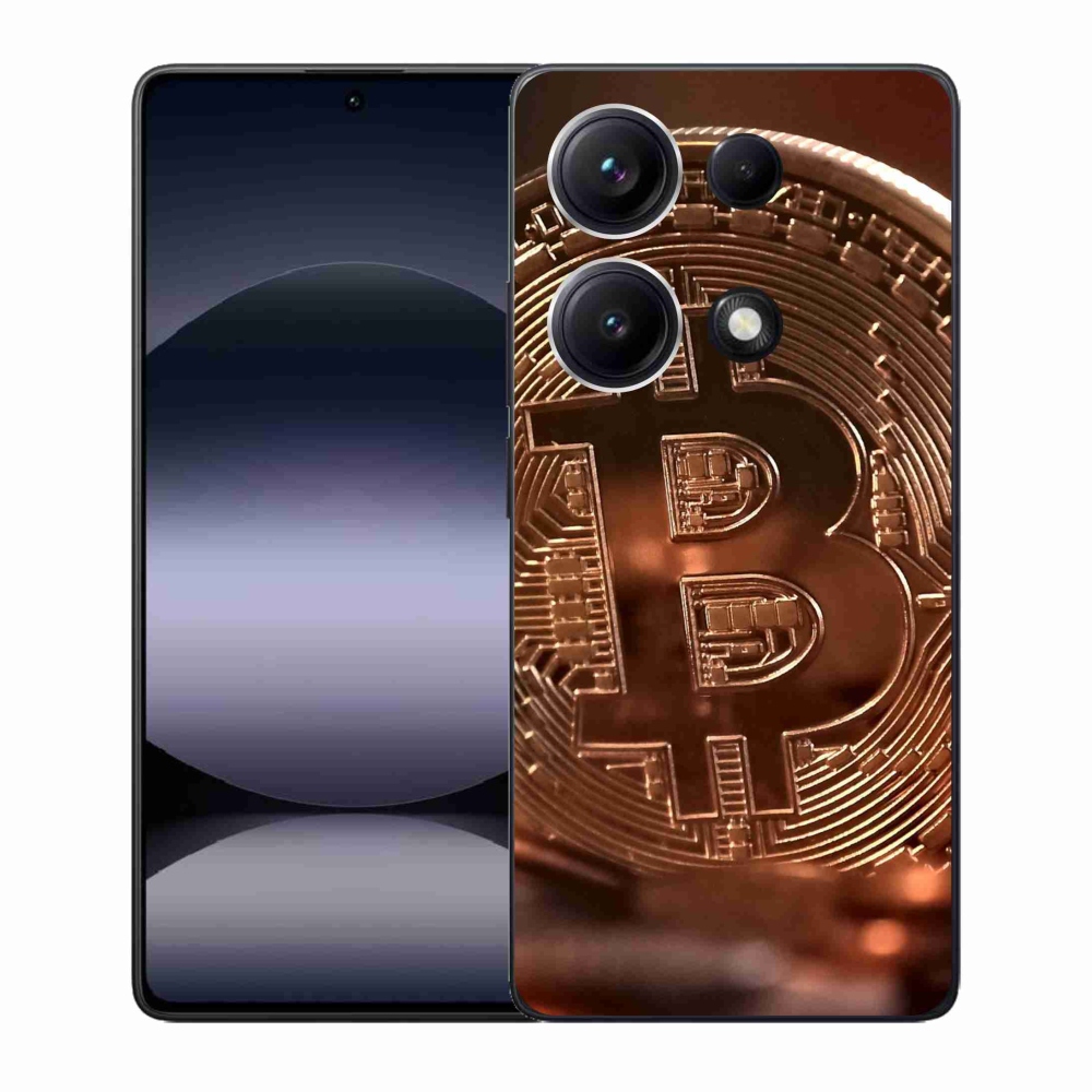 Gél borító mmCase a Xiaomi Redmi Note 14S számára - bitcoin