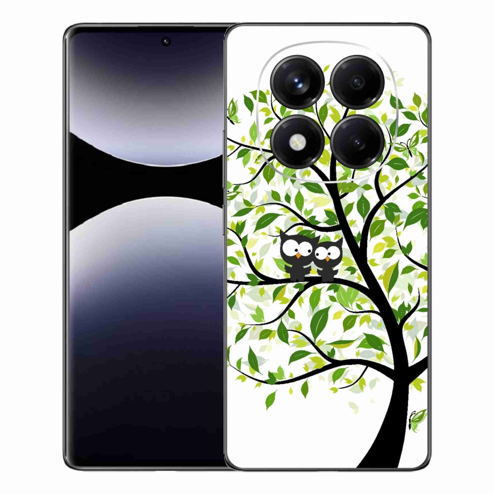 Gél borítás mmCase a Xiaomi Redmi Note 14 Pro számára - baglyok a fán