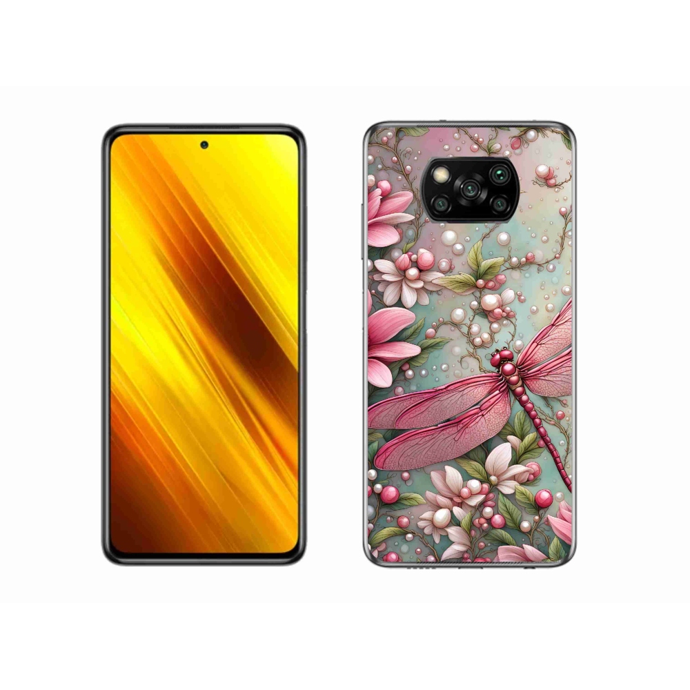 Gél borítás mmCase a Xiaomi Poco X3-hoz - szitakötő