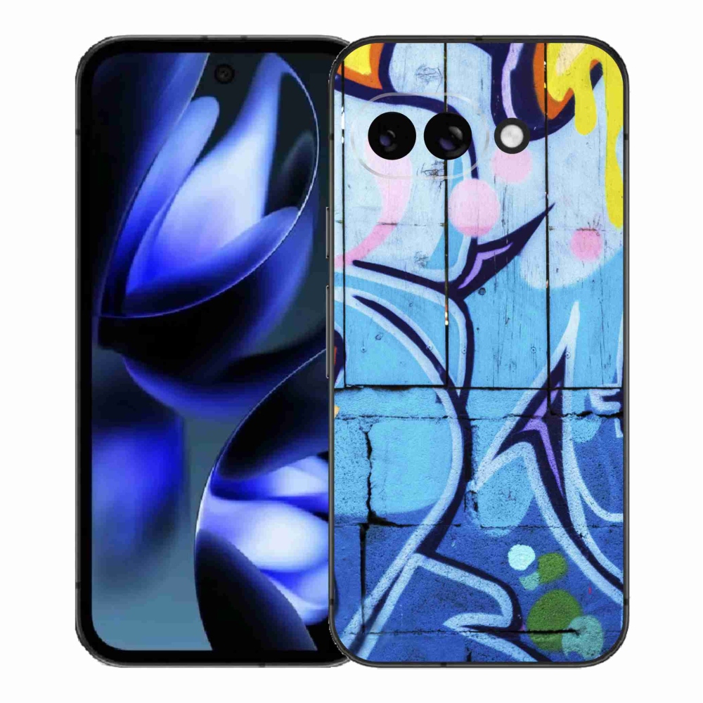 Zselés borítás mmCase a Google Pixel 9a készülékhez - graffiti