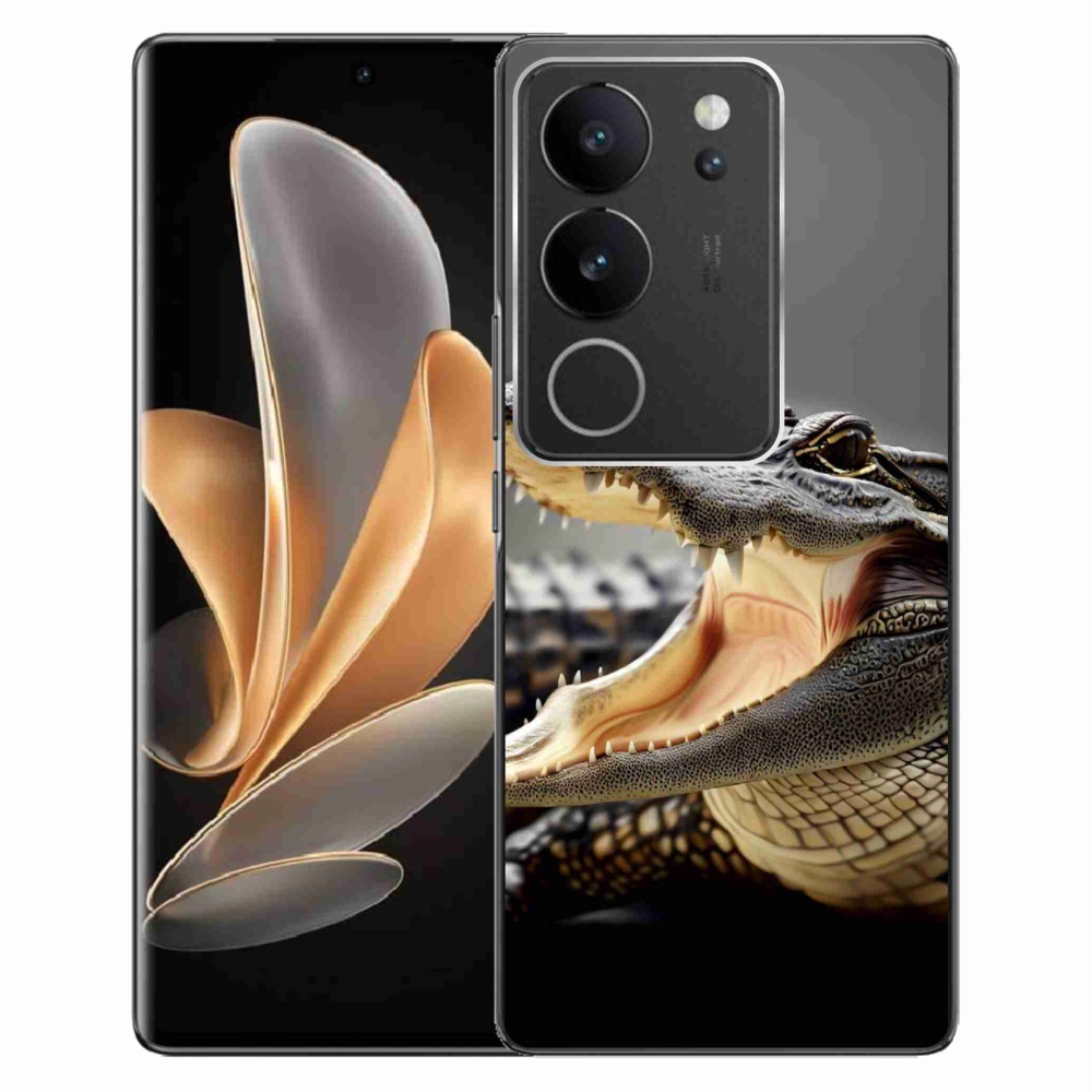 Gél borító mmCase a Vivo V29 5G készülékhez - krokodil
