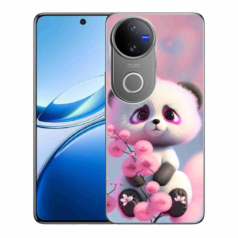 Gél borító mmCase a Vivo V50 5G készülékhez - aranyos panda 1