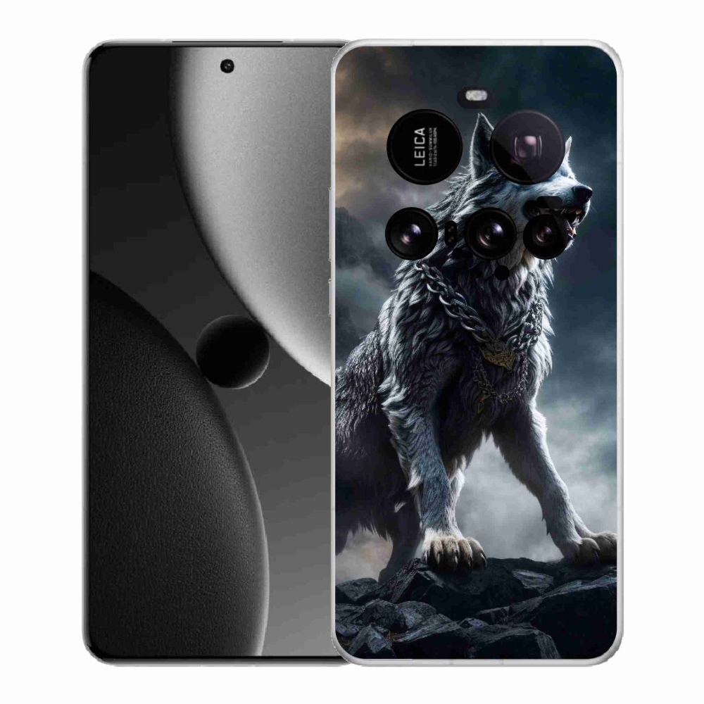Gél borítás mmCase a Xiaomi 15 Ultra számára - farkas 1