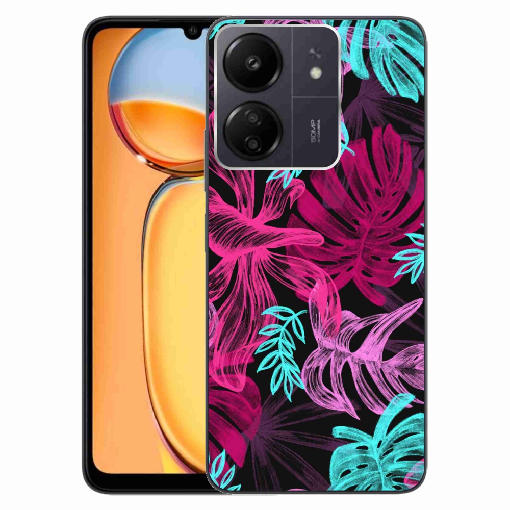 Gél borító mmCase a Xiaomi Poco C65/Redmi 13C - virágok 1