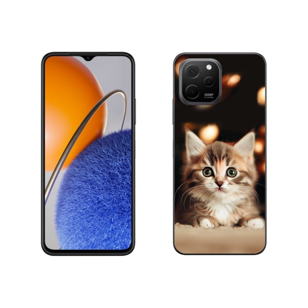 Gél borító mmCase a Huawei Nova Y61 készülékhez - aranyos cica 2