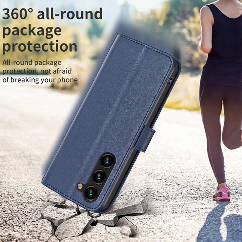 BNF könyvtáska Samsung Galaxy S25+ készülékhez - kék