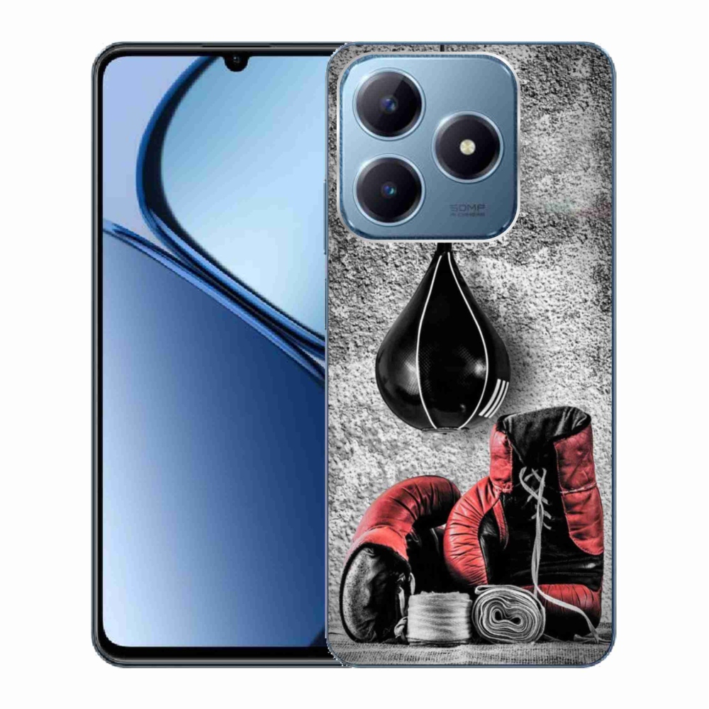 Gélborítás mmCase a Realme C63 készülékhez - bokszzsák és kesztyű