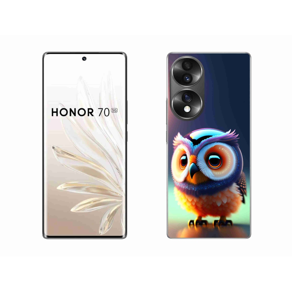 Zselés borító mmCase a Honor 70-hez - bagoly