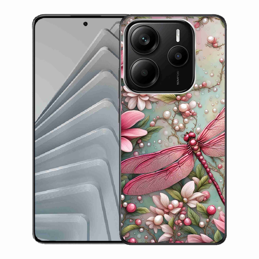 Gél borítás mmCase a Xiaomi Redmi Note 14 5G-hez - szitakötő