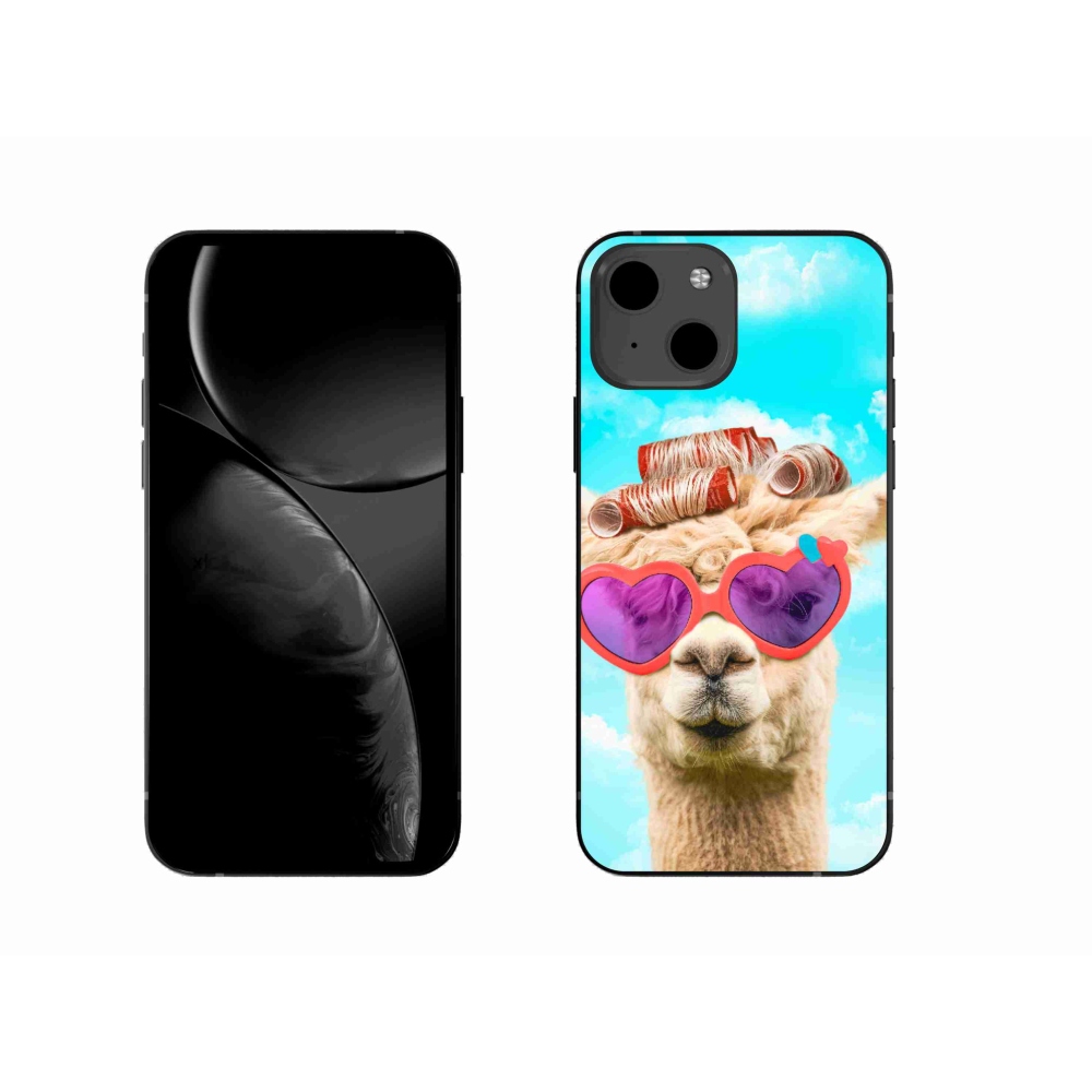 Zselés borítás mmCase iPhone 13 készülékhez - szemüveges láma