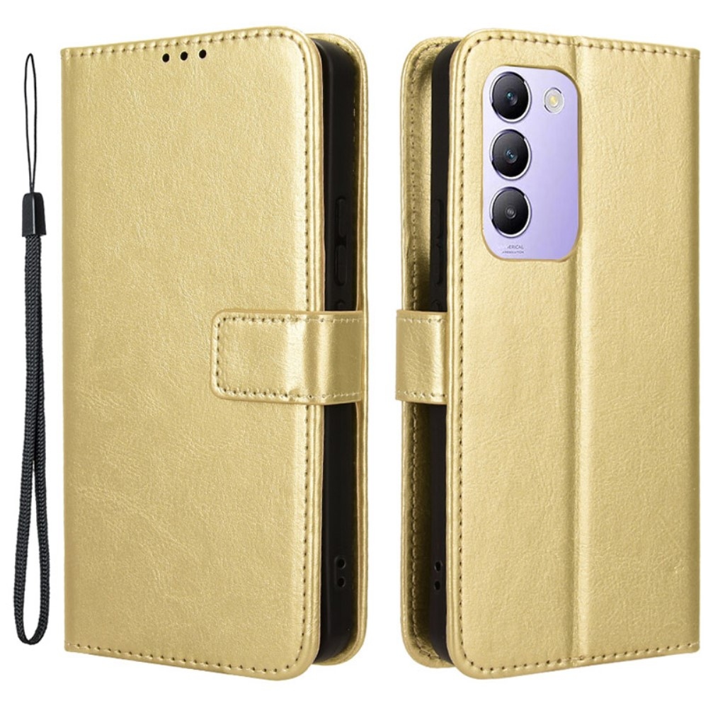 Őrült könyv tok a Vivo V40 SE 4G/5G-hez - arany színű