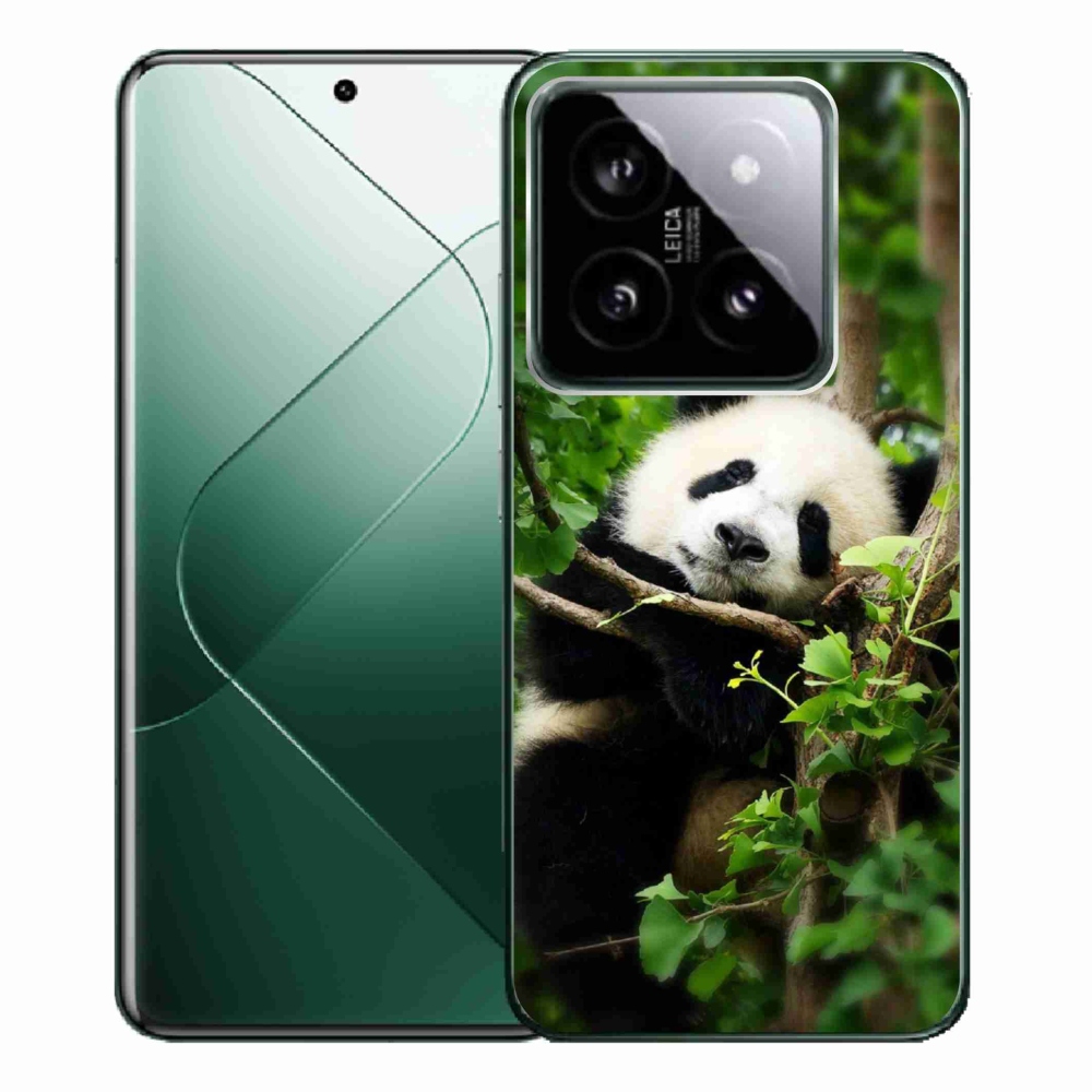 Gél borítás mmCase a Xiaomi 14 Pro számára - panda