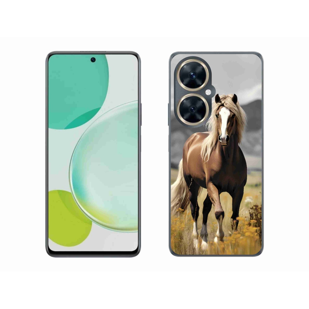 Zselés borítás mmCase a Huawei Nova 11i készülékhez - barna ló 1