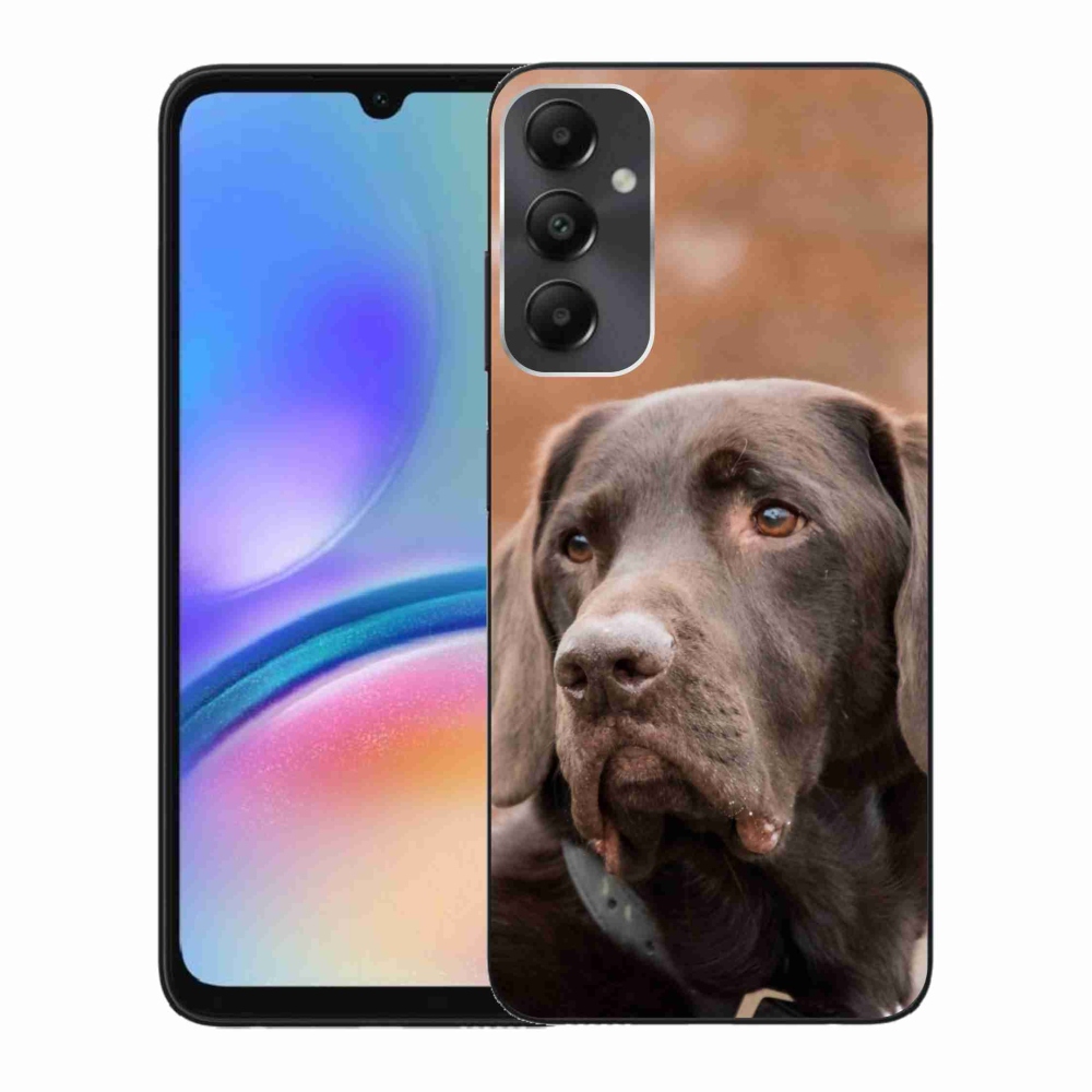 Gél tok mmCase Samsung Galaxy A05s készülékhez - barna labrador