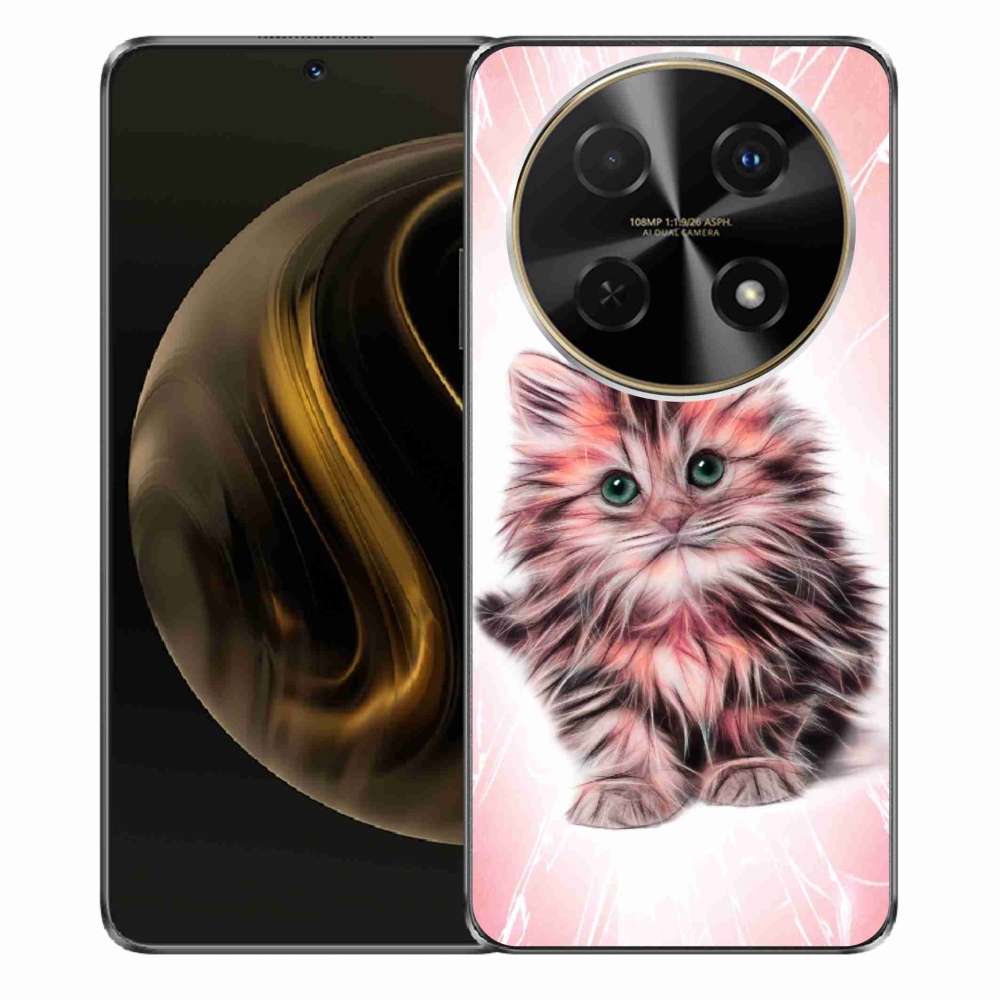 Gél borító mmCase a Huawei Nova 12i készülékhez - aranyos cica