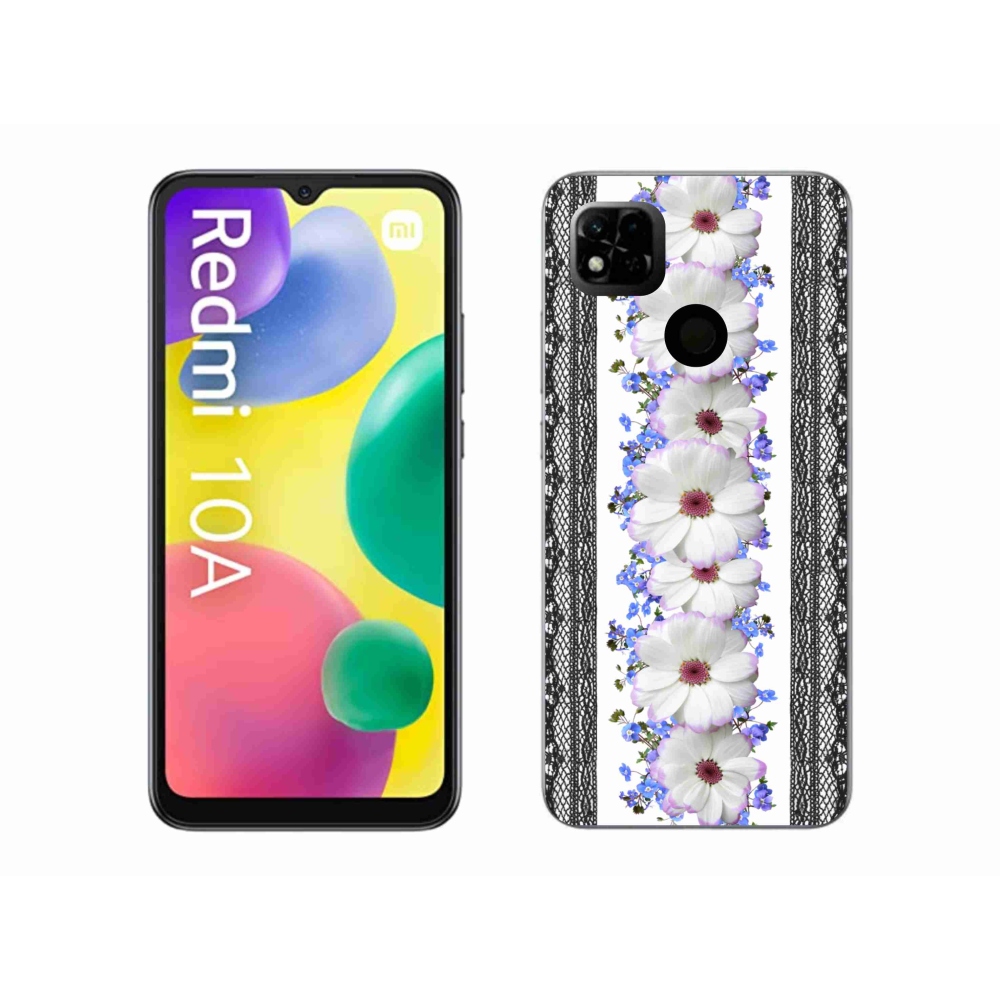 Gél borító mmCase a Xiaomi Redmi 10A számára - virágok 8