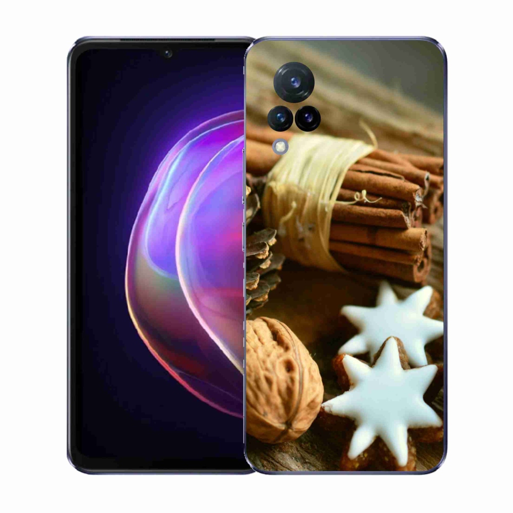 Gél borítás mmCase a Vivo V21 4G/5G készülékhez - fahéj és mézeskalács