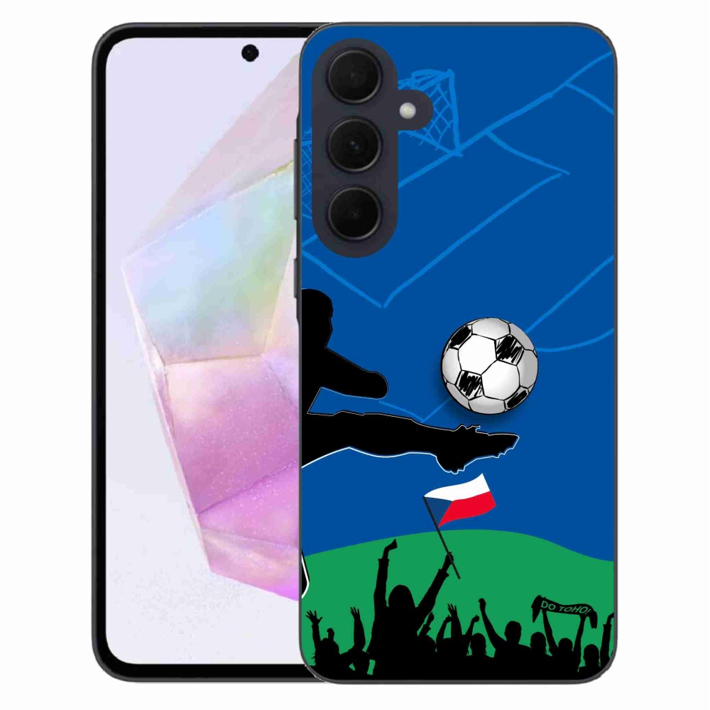 Gél borítás mmCase Samsung Galaxy A35 5G - futballszurkolók számára