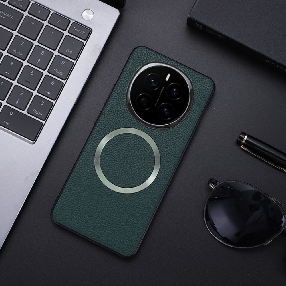 Luxus zselés tok MagSafe támogatással a Honor Magic 7 Pro 5G számára - zöld színű