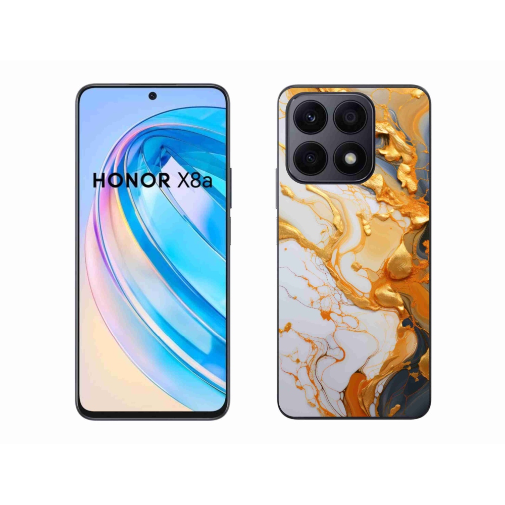 Zselés borítás mmCase a Honor X8a számára - absztrakt motívum 6
