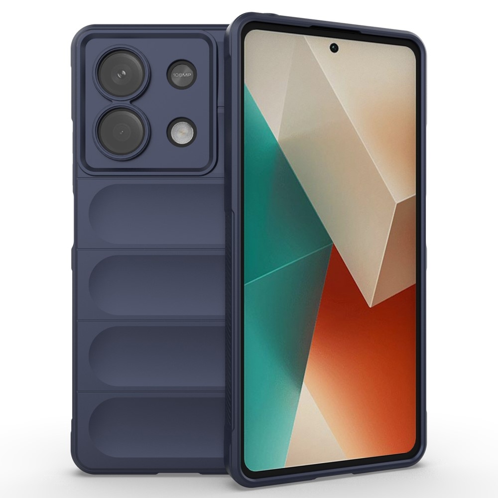 Rugg tartós zselés tok Xiaomi Redmi Note 13 5G - sötétkék