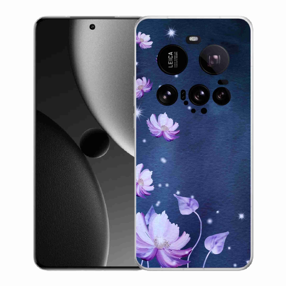 Gél borító mmCase a Xiaomi 15 Ultra számára - hulló virágok