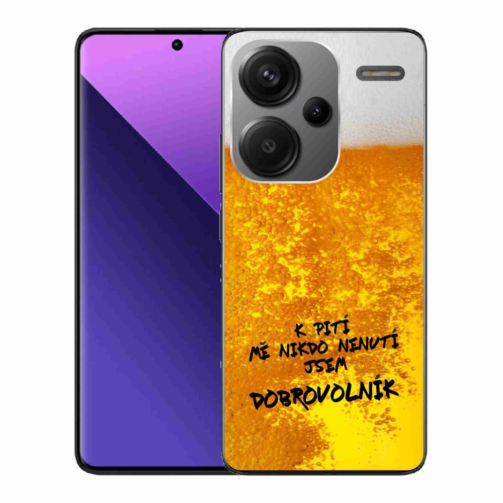 Gél borítás mmCase a Xiaomi Redmi Note 13 Pro+ 5G számára - sör motívum 4