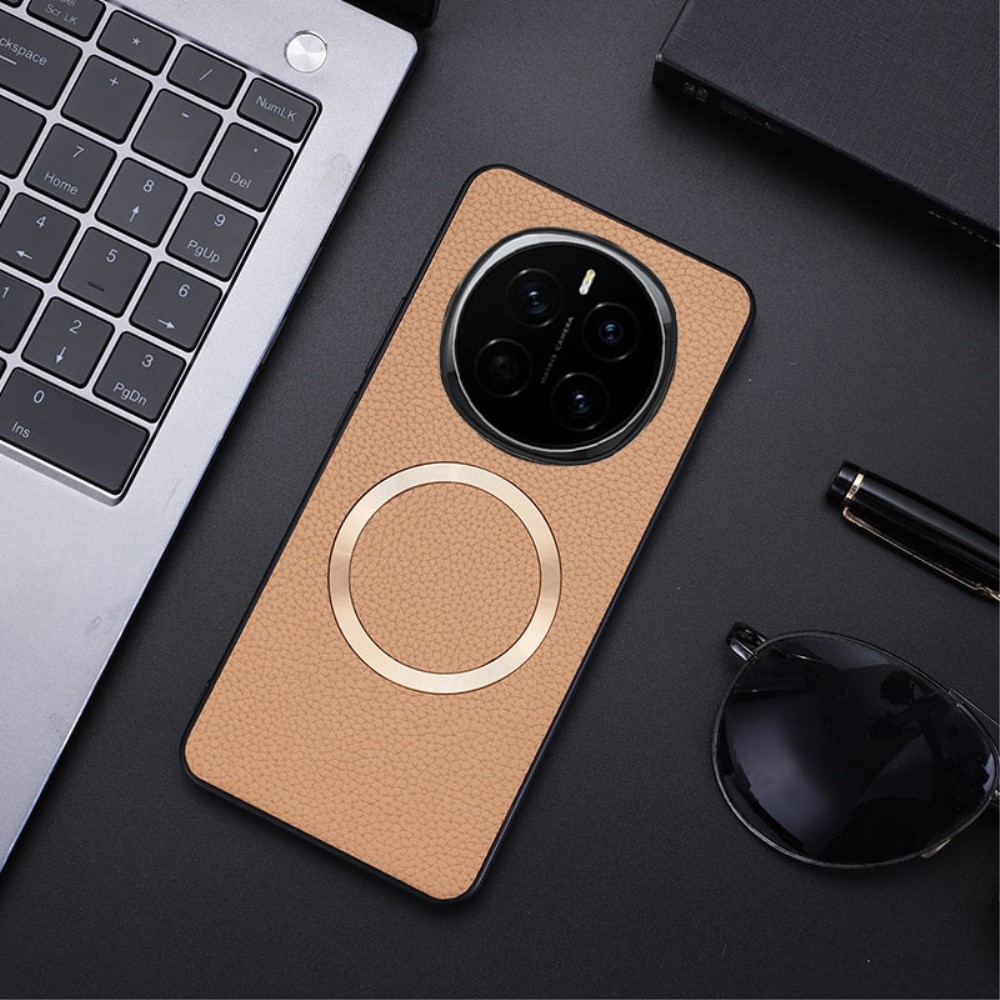 Luxus gél tok MagSafe támogatással a Honor Magic 7 Pro 5G számára - arany színben